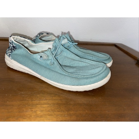 Hey Dude Women's Wendy Stretch Fleece Sea Blue Size‎ 7 - Picture 8 of 10